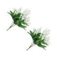 thumbnail image 1 of Naiovety Plantas de flores artificiales, artificiales del valle blanco, ramo de novia pictum de plástico falso para boda en casa blanco Decoración del hogar blanco 1, 1 of 6