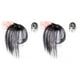 thumbnail image 4 of Jumpingount Air Bangs Invisible Sin costuras Postizos Fibra de alta temperatura Mujeres Fringe Peinado Accesorios para boda diario No.1 Type2 NO2, 4 of 6