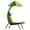 Green Apple, variant on Vivere Dream Lounger with Polyester Cushion and Umbrella- True Turquoise
