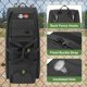 thumbnail image 4 of Bolsa de béisbol enrollable DSLEAF para 4 bates con espacio separado para zapatos, 4 of 7