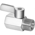 thumbnail image 1 of Shower Head Shut Off Valve, 304 Stainless Steel Mini Ball Valve Npt Thread(1/2inch Male X 1/2inch F, 1 of 4