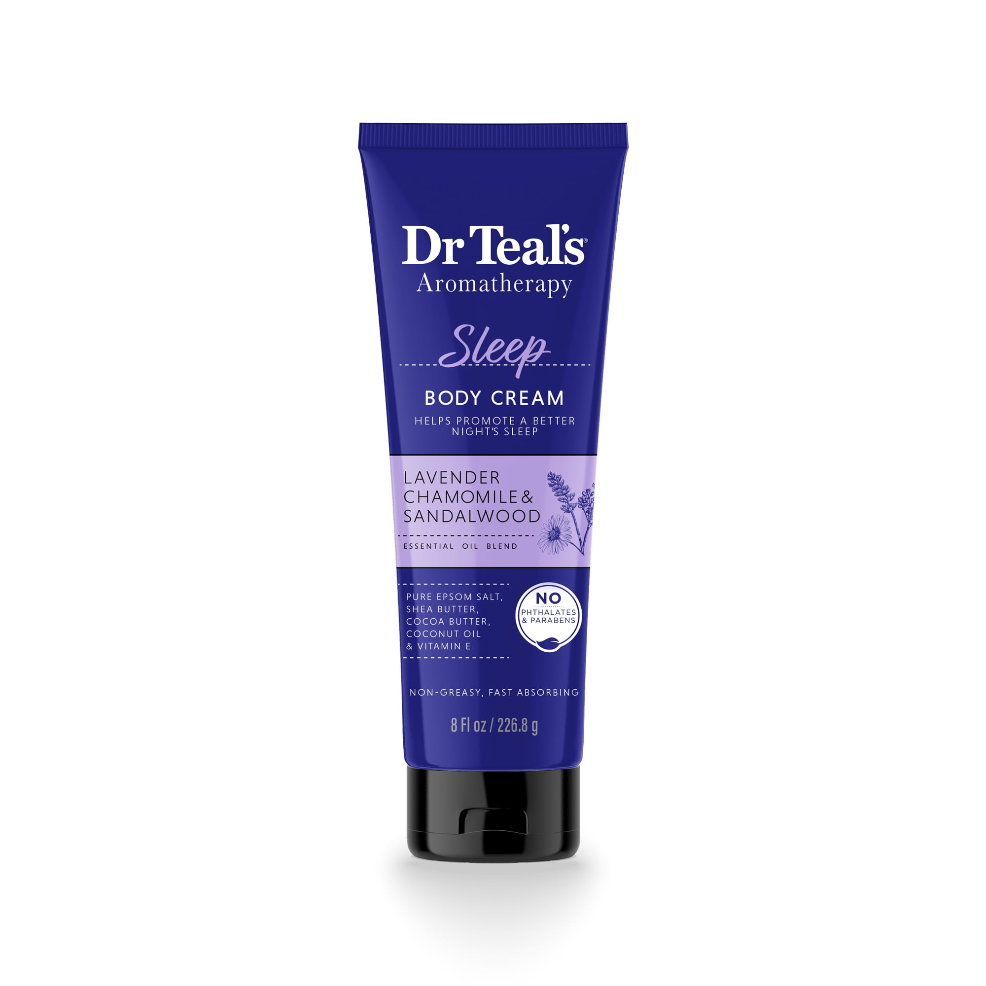 Dr Teal's Aromatherapy Sleep Body Cream with Lavender & Chamomile, 8 fl