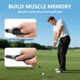 thumbnail image 4 of Golf Grip Trainer, Golf Training Grip, Golf Club Grips, Grip Trainer, Golf Grip, Attachment For Improved Hand Positioning On Golf Club (Grey), 4 of 14