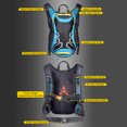 thumbnail image 3 of Mochila impermeable para ciclismo de 15 l, bolsas para acampar al aire libre, mochila para senderismo y escalada, 3 of 8