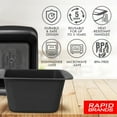 thumbnail image 5 of Rapid Mac Cooker | Microwave Macaroni & Cheese in 5 Minutes | Perfect for Dorm, Small Kitchen, or Office | Dishwasher-Safe, Microwaveable, BPA-Free, 5 of 7