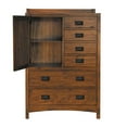 thumbnail image 3 of A-America Mission Hills 1-Door Contemporary Wood Chest in Harvest Brown, 3 of 5