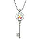 thumbnail image 1 of Colgante Collar Vintage Llavero Togo África Emblema Nacional Plata, 1 of 3