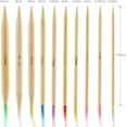 thumbnail image 6 of Moncolis 10 Pairs Circular Bamboo Knitting Needles, US Size 4-15, 6 of 6
