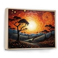 thumbnail image 2 of Designart "love Landscape Loves Journey II" Romantic Landscape Floater Framed Canvas Wall Art, 2 of 7