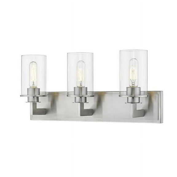 Z Lite 462-3V-BN Savannah 3 Light Vanity, Brushed Nickel - 10.25 x 23 x 5.5 in.