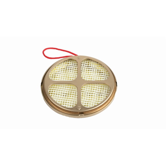 Coghlan's Metal Mosquito Coil Holder – Durable Portable Stand for Repellent Coils, Ash Catcher Gold Color
