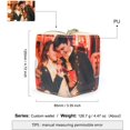 thumbnail image 3 of FrostHike Custom Photo Wallet Personalized Leather Picture Zipper Purse Credit Card Clutch (Small), 3 of 5