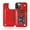 Gules, variant on for iPhone 13 Pro Max Wallet Case with Card Holder,PU Leather Kickstand Card Slots Case Double Magnetic Clasp Durable Shockproof Phone Cover for iPhone 13 Pro Max Gules-SK
