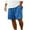 B-Blue, variant on Wyobmus Mens Linen Shorts Casual Elastic Waist Drawstring Mid Length Shorts Summer Beach Vacation Shorts With Pocket S-3X B-Mint Green