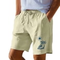 thumbnail image 5 of XINPING Big and Tall Swim Trunks for Men Loose Fit Palm Tree Print Quick Dry 4th Of July Swim Trunks with Pockets Upf 50+ Sun Protection Mens Summer Clothes, 5 of 5