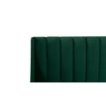thumbnail image 3 of Aspen Vertical Tufted Headboard Platform Bed Set King Evergreen Velvet, 3 of 15
