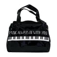 thumbnail image 1 of Piano Storage Tote Bag Handbag With Large Capacity Pu Leather And Waterproof Layer For Commuting And Travel, 1Pc, 1 of 6