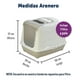 thumbnail image 3 of Arenero Para Gato Cerrado Grande Anti olores Incluye Pala y Filtro Moderna Products  Cerrado, 3 of 4