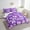 Purple, variant on Erosebridal Cute Unicorn Bedding Twin Size, Kawaii Star Rainbow Comforter Sets with Sheets, Aesthetic Purple Duvet Set, Breathable Room Decoration, Reversible 7-Piece