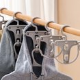 thumbnail image 4 of Apmemiss Clearance Clothes Drying Hanger, Portable Hanging Drying Rack,Drip Foldable Hanging Rack, 360° Rotatable Hook for Drying Towels Bras Baby Clothes Gloves Plastic, 4 of 8