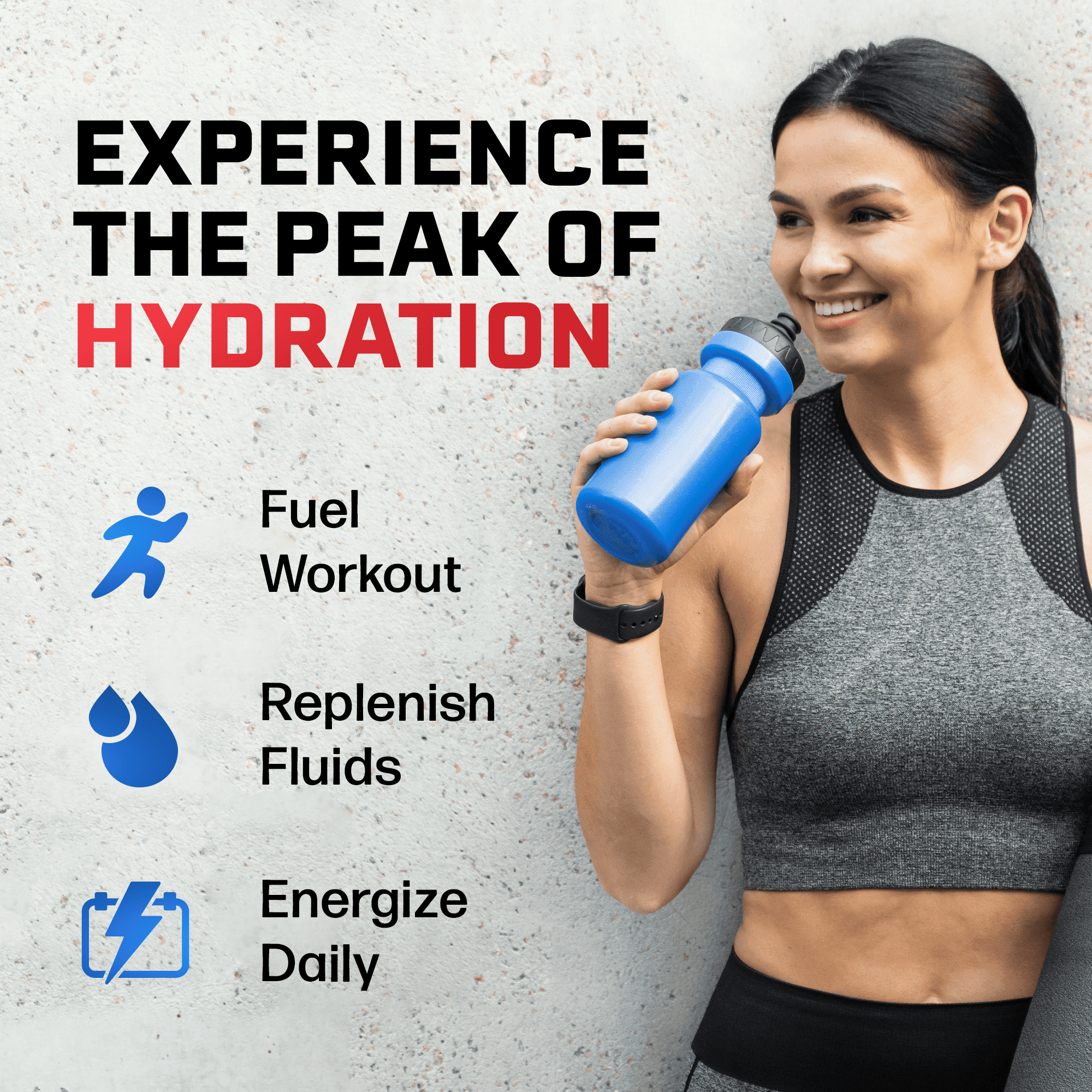 (12 pack) Peak H2O Hydration Powder Drink Mix, Ice Pop, 6 Pack