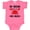 Hot Pink, variant on Inktastic My Meema Loves Me Grandson Boys or Girls Baby Bodysuit