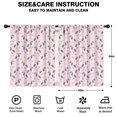 thumbnail image 2 of Unicorn and Star Pink Pattern Insulated Teens Curtains Set Of 2, Bedroom Essentials, Toddler Room Decor 42x54in(106x137cm), 2 of 5