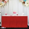 thumbnail image 7 of PMU Fringe Table Skirt (Red) 9 ft x 29 inches Pkg/1, 7 of 7
