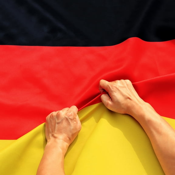 Anley Rip-Proof Double Sided 3-Ply Germany Flag 3x5 Foot - German National Flags 300D Polyester