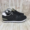 thumbnail image 1 of New Balance 574 Sneakers Casual Walking Shoes Black White Size 9, 1 of 6