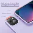 thumbnail image 6 of Entronix Silicone Soft Case Designed for iPhone 14 Shockproof Durable Slim Fit, Purple, 6 of 7