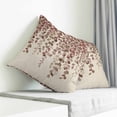 thumbnail image 3 of Brown Eucalyptus Leaves Pillow Covers 20x20 Inch Decorative Throw Pillow Cover, Spring Leaves Plants Country Beige Sofa Pillowcases Accent Cushion Case Home Decor Bedroom Living Room, 3 of 6