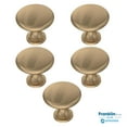 thumbnail image 4 of Franklin Brass P42354z-B-5Pack 1-1/8" Mushroom Cabinet Knob - Satin Nickel Antimicrobial, 4 of 7