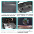 thumbnail image 5 of 12-24V Car Round Color Screen Temperature Voltmeter Auto Voltage Test Dual Display Digital Measureme, 5 of 5