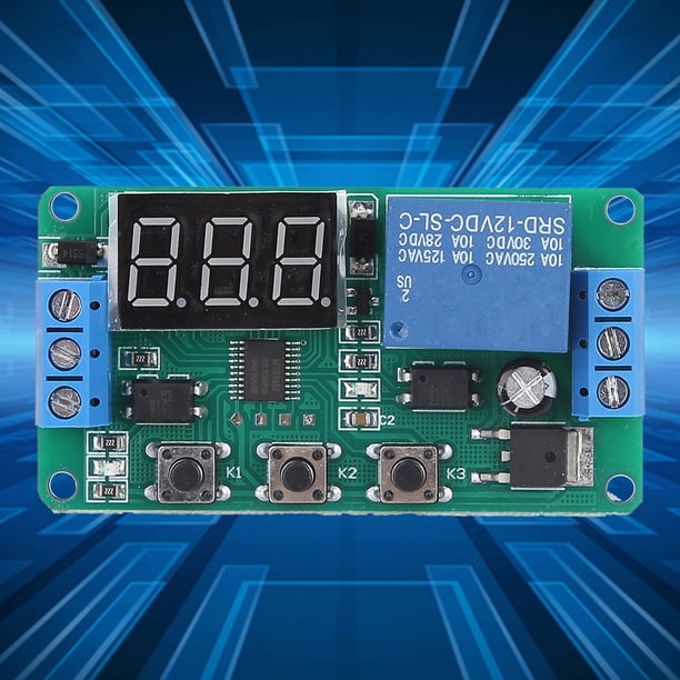 Módulo De Relé, Aislamiento De Acoplador óptico De Ahorro De Energía Evita La Función De Memoria Inversa Módulo De Relé De Interruptor Ajustable Estable Seguro Para Equipos ANGGREK Relay Module