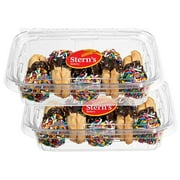 Italian Cookies | Fancy Bakery Cookies | Gourmet Cookies | Perfect for Birthdays, Holidays & all Occasions | Dairy & Nut Free | 13 oz Sterns Bakery [2 Pack] (Italian Sandwich Cookies)
