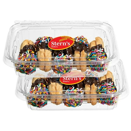 Italian Cookies | Fancy Bakery Cookies | Gourmet Cookies | Perfect for Birthdays Holidays & all Occasions | Dairy & Nut Free | 13 oz Stern’s Bakery [2 Pack] (Italian Sandwich Cookies)