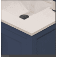 thumbnail image 7 of Ayna Decors Maya 30 in Navy Blue Bathroom Vanity Set with White Quartz Countertop and Brass Faucet | Pop-Up Drain and P-Trap Included | Black Hardware, 7 of 7