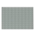 thumbnail image 1 of Geometrical Cutting Board, Themed Hatched Motifs with Stripes and Floral Items, Decorative Tempered Glass Cutting and Serving Board, in 3 Sizes, by Ambesonne, 1 of 2