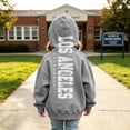 thumbnail image 2 of RMGVDSD Girls Hoodies Letter Print Pullover Hooded Sweatshirt Tops Kids Lightweight Casual Hoodie Sweatshirts Soft Fall Winter Clothes Holiday Clothes 2-3 Years, 2 of 5