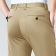 thumbnail image 7 of Nmnitkp Mens Dress Pants Quality Assurance Regular Fit,Dress Pants Casual Business Flat Front Mens Wrinkle Free Comfort Stretch Pants Khaki,XL, 7 of 7