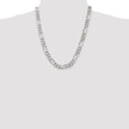 thumbnail image 5 of Solid 925 Sterling Silver Men's 9mm Figaro Chain Necklace - with Secure Lobster Lock Clasp 22", 5 of 6