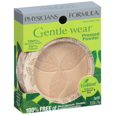 Physicians Formula Gentle Wear 2 Translucent Medium Pressed Powder 0.3 oz