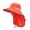 Orange/grey, variant on Hi-Vis Reflective Sun Hat with Detachable Neck Flap, Wide Brim UV Protection Quick Dry Breathable Unisex Outdoor Hat for Work Hiking Fishing Gardening - Orange/Yellow