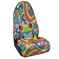 thumbnail image 2 of XYZCANDO Psychedelic Frog Car Seat Cover Waterproof Sweat Covers, Anti-Slip, Suitable for Van Truck Seat, Fit for Cars Trucks SUVs, 2 of 9