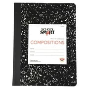 School Smart Hard Cover Ruled Composition Book, 60 Sheets, 9-3/4 x 7-1/2 Inches