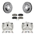 thumbnail image 1 of Transit Auto Front Disc Brake Caliper Rotors and Semi-Metallic Pads Kit for Car 2013-2015 Mazda CX-5 KC8-100008S, 1 of 11