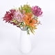 thumbnail image 5 of Ramo de flores artificiales Toystoory 5 piezas decoración ciruela púrpura, 5 of 6