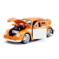 thumbnail image 3 of 1959 Volkswagen Beetle Orange and Cream Bigtime Kustoms 1/24 Diecast Model Car by Jada, 3 of 4