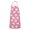 Pink Halloween Ghosts-1, variant on Pink Halloween Ghosts Apron-Garden Aprons for Women with Pockets-Cotton Linen Waterproof Kitchen Cooking Gardening Aprons Adjustable for Kitchen,Cooking,BBQ and Salon 32"x27"